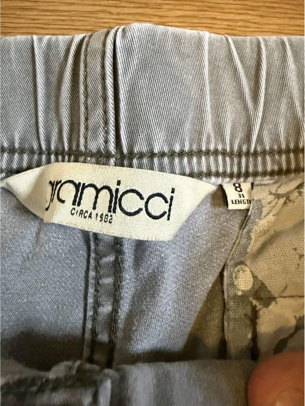 Gramicci Vintage G Series Circa 1982 Belted Pants Women’s Khaki - 8x31